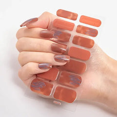 Vibrant Nail Wrap colors