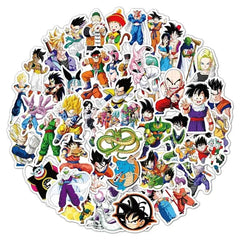 50/100Pcs Dragon Ball Anime Stickers