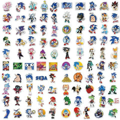 50Pcs Sonic Anime Stickers