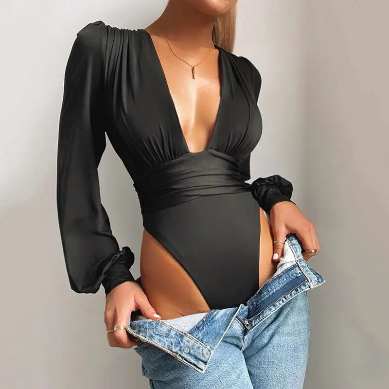 Casual One-Piece Bodysuit