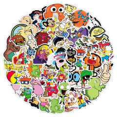 50PCS Classic Cartoon Animation Stickers