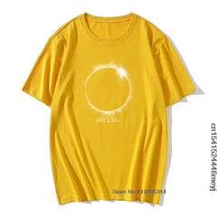 Total Solar Eclipse April 8 2024 3D Planet T-shirt