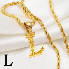 A-Z Pendant Rope Chain