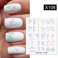 Harunouta Sheet Water Decals for Nails