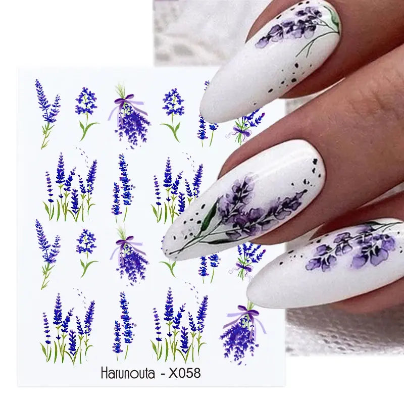 Harunouta Sheet Water Decals for Nails