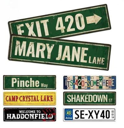 420 Stoner Street Sign Decor