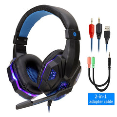 LED Wired Gamer Headset